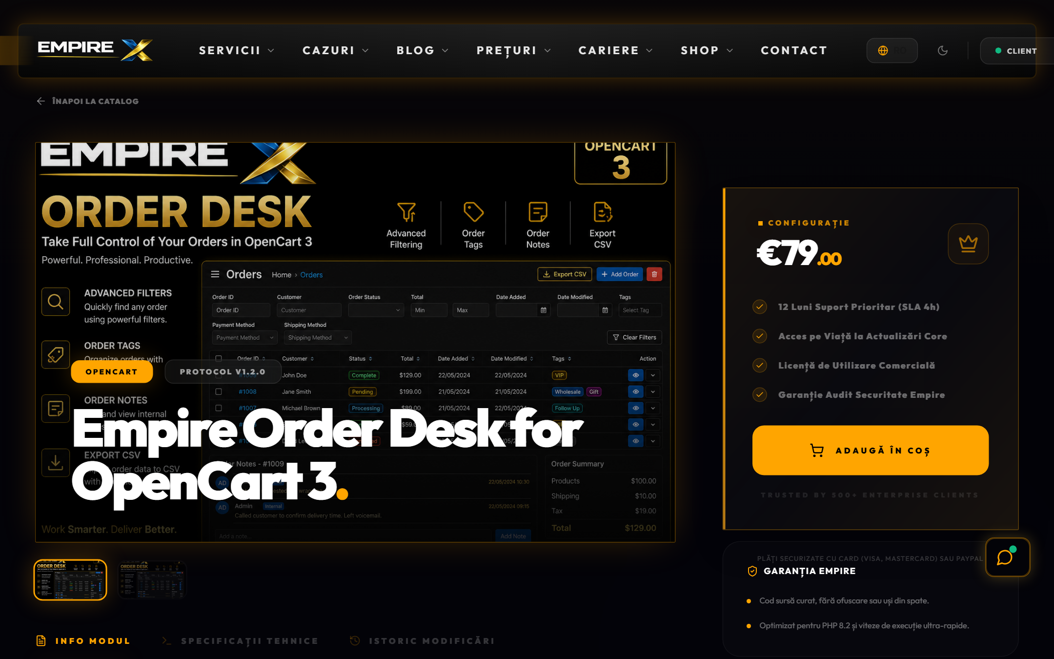 EmpireX Operations Suite — desktop screenshot