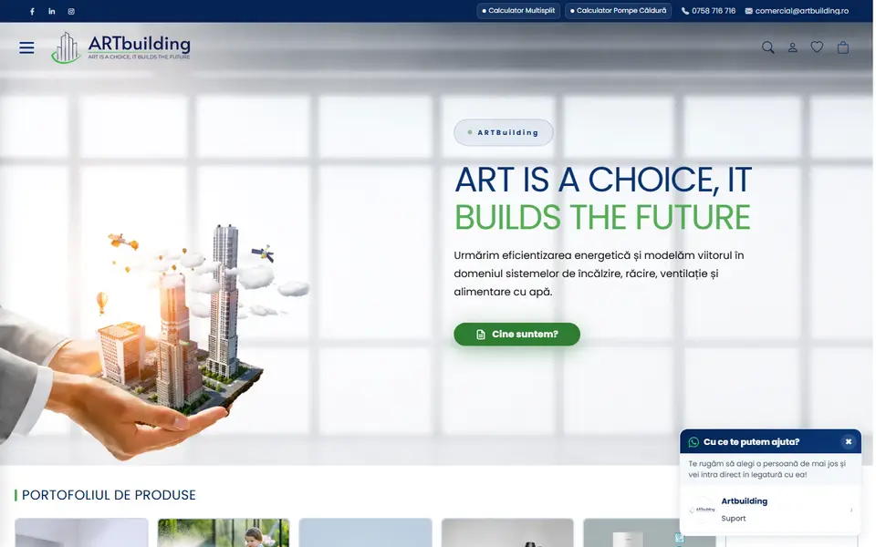 Optimizare e-commerce, SEO și extindere marketplace pentru ARTBuilding.ro