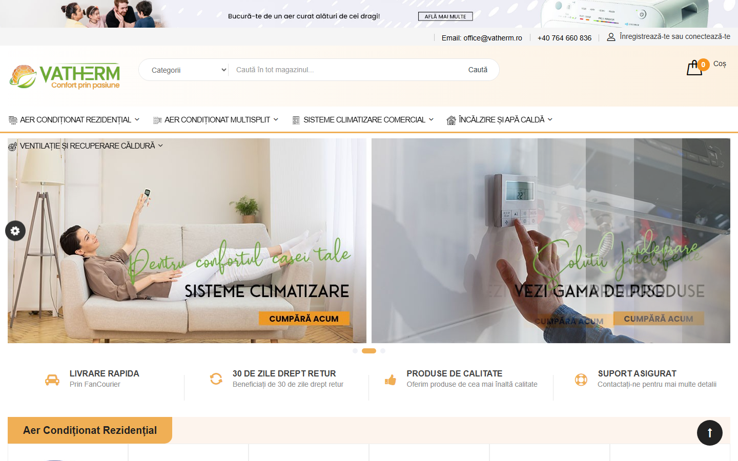 EmpireX Tech · implementare VATHERM.ro — preview 2