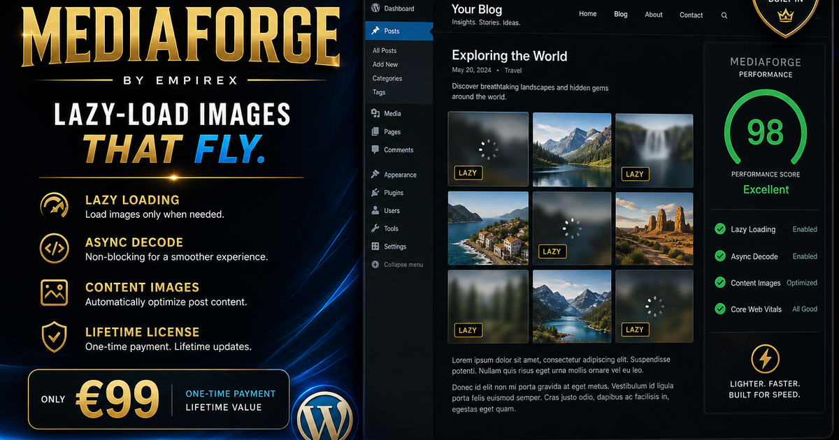 Empire MediaForge for WordPress