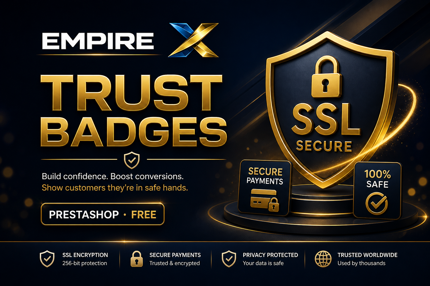 Empire Trust Badges for PrestaShop