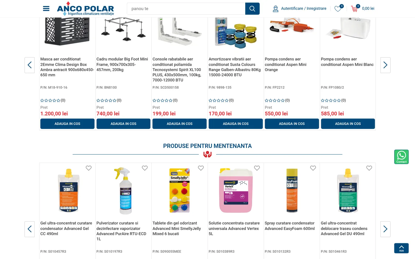 Anco Polar — WooCommerce — Accesorii și consumabile