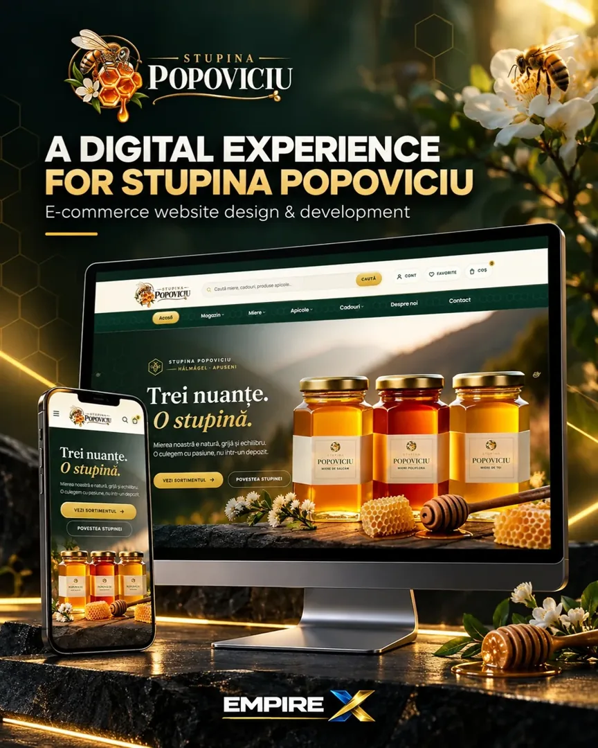 Stupina Popoviciu — project delivered by EmpireX